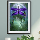 5D DIY Full Drill Diamond Painting Dragonfly Embroidery Mosaic Craft Kit