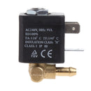 Cannula N/C AC 230V G1/8" Brass Steam Air Generator Solenoid Valve Water Coffee