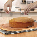 Single Line Adjustable Stainless Steel Cake Cut Slicer Decorator Baking Tool Hn