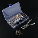 140 Sets Of Durable Buttons, 4 Piece Set Tools, Pliers
