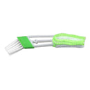 Car Dual Head Air Vent Dust Collector Console Window Blinds Cleaner Brush A