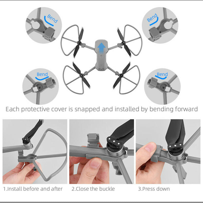 For DJI Mavic Air 2 Accessories Propeller Protective Guards Wing Shielding Rings