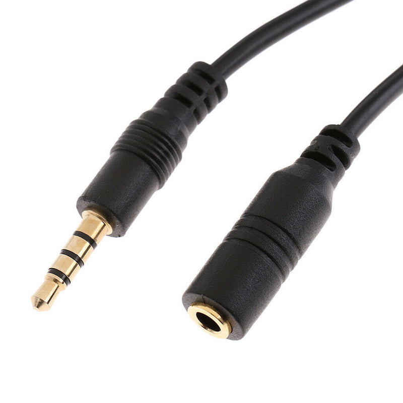 2m Extension Cable for Smartphone Mic Microphone Female to Male