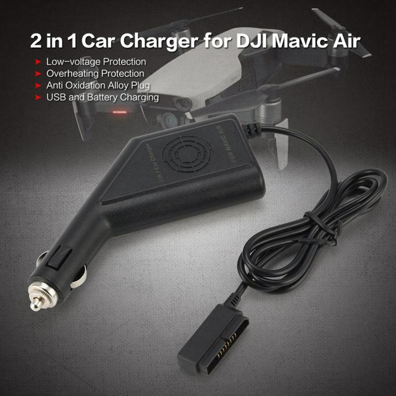 Car Charger Unmanned Vehicle Car Charger Single Charge For Dji Mavic Air R8E1