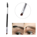 Pro Beauty Makeup Eyebrow Brush Wand Brow Angled Eyelash Double-Ended Brushes J8