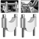 Universal Motorcycle ATV Handlebar Riser Adapter Aluminum 28mm(1-1/8") Plated