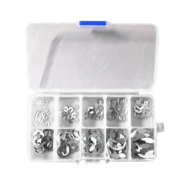 5X(120Pcs/Lot 304 Stainless Steel Stainless Steel E Clip Washer assortment H7G5)
