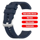 Sports Silicone Watch Band for Huawei Watch GT/GT Active 46mm (Dark Blue) A