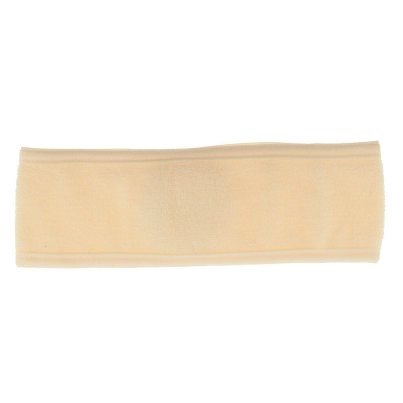 Girls Elastic Headband Wash Face Makeup SPA Stretch Soft Hair Band Yellow