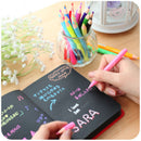 1PC Highlighter Fluorescent Liquid Chalk Marker Pencil Shape Watercolor Pen.-AU