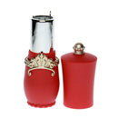 Lipstick Shaped Needles Pin Cushion with 5x Sewing Needles Portable Red