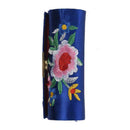 Lady Floral Embroidery Mirror Lipgloss Lip Stick Case Jewelry Lipstick Box