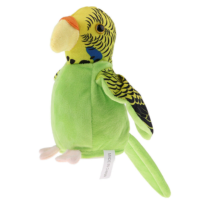 Lovely Speak Talking Record Parrot Repeats What You Say Electronic Parrot Plush