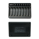 8 Slots Smart Charging Charger w/ Cable for AA/AAA NiMH Rechargeable Battery