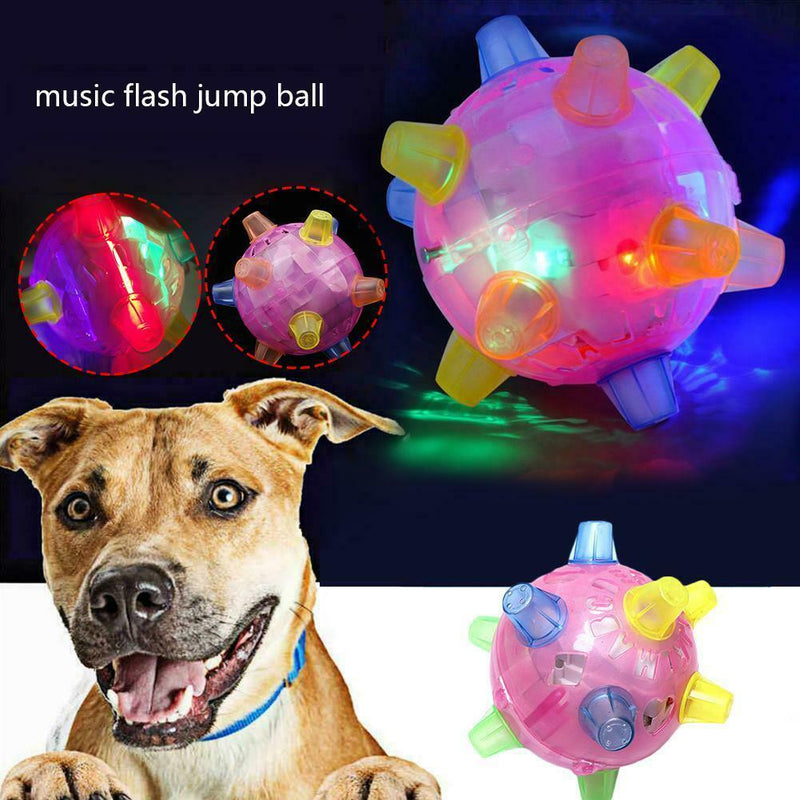Jumping Activation Colorful Ball For DogLED Light usic Flashing Bouncing Vibrati