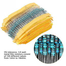 Diy Metal Film Resistor600pcs/lot 30Values* 20pcs 1% pack resistor set W 1/ Favo
