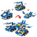 6 In1 Marine, Air And Air Force Put Together Building Blocks For Children'S Y1L9