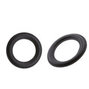 2Pcs Audio Speaker Part Foam Edge Rings Spare Replacement Repair Black 3''