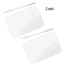 4pcs Cosmetic Makeup Nail Eye Shadow Mixing Palette With Stainless Spatula Tool