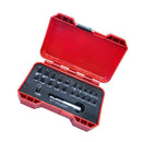 22 pcs Screw Extractor Double Head Drilling Bit Spiral Remover Tool Universal