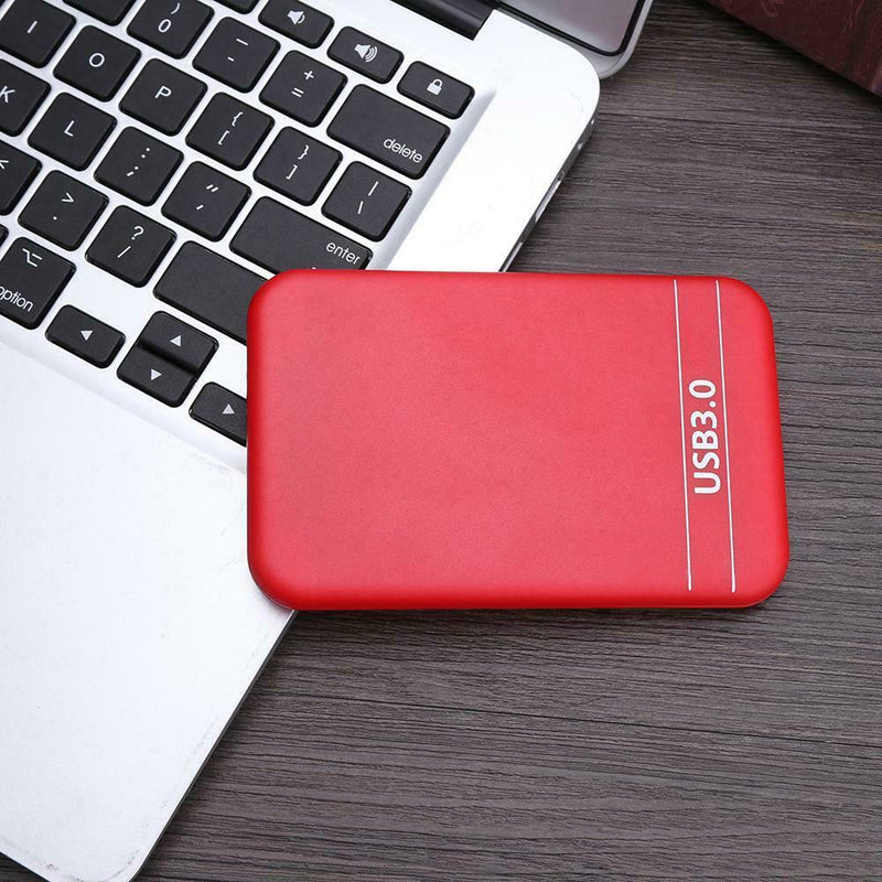 2.5 inch SATA 2 to USB3.0 HDD SSD Case External Hard Disk Enclosure (Red)