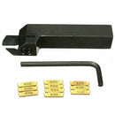 MGEHR1616-2 External Grooving Turning Lathe Bar Tool Holder with 10PCS MGMN