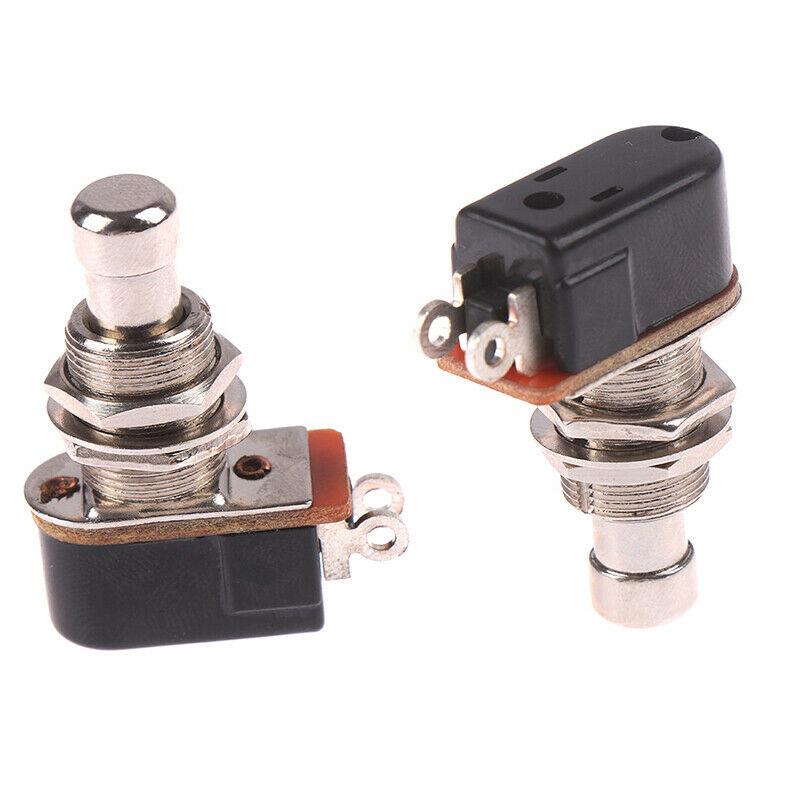 1Pcs Momentary Soft Touch Push Button Stomp Foot pedal Electric Guitar Swi Ew