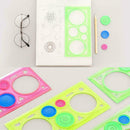 1pcs Multifunctional Children Variety Spirograph Drawing V Plastic Color Ru M1P8