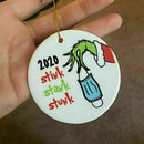 Christmas 2020 Stink Stank Stunk Quarantine Ornament X-mas Tree Hanging Decor