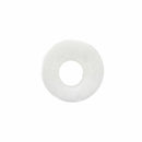 2PCS 0 Gauge 8mm Silicone Tunnel Ear Plug Expander Stretcher (White)