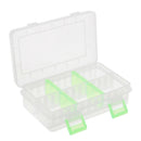 ABS 6 Compartments Fishing Tackle Box Accessories Lures Baits Storage Case