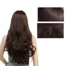 Map Of Beauty Long Loose Wave Wigs For Women Heat Resistant Black Light Dar
