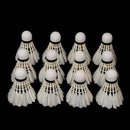 12Pcs/Lot Badminton Duck Feathers Badminton Ball Shuttlecock Sports AccessoS Nw