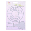 4pcs Swim Ring Boy Metal Cutting Dies DIY Scrapbooking Embossing Stencils