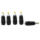 2.1 x 5.5mm Female to 4 x 1.7mm Male AC DC Power Connector Adapter Laptop 1