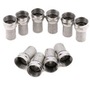 10Pcs Connector Satellite TV Aerial Screw Twist for RG6 coaxial Cable  Z