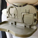 Practical Folding Car Back Seat Table For Drink Food Cup Tray Rack Holder New
