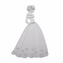 Wedding Theme Metal Elegant Lady Cutting Dies Stencils For Scrapbooking ME