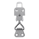 2pcs Stainless Steel Hasp Clasp Latches, Marine Boat Anti-Rattle Cabinet Door