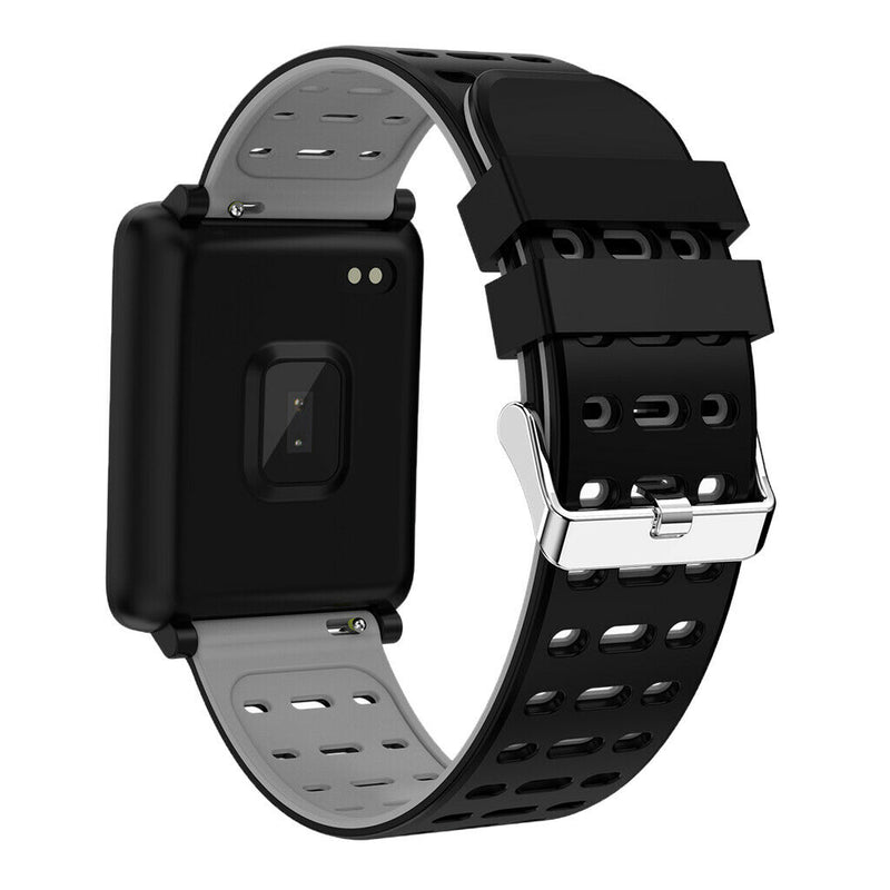 Electronic Sports Bluetooth Smart Watch Alarm Clock 180mAh Men Women Gray