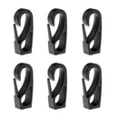 Set of 6 Rope Hook Bungee Cord End Spring Snap Clips for Boat Trailers Kayak