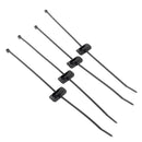4Pcs Bike Brake Shifter Cable Base Clip Tube Pipe Lines Zipper Ties Tie