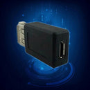 Usb female to micro usb b female adapter plug jack converter converter. Dlqq