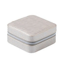 Travel Cosmetic Leather Jewelry Box Necklace Ring Display Storage Case Org CTA
