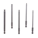5pcs Magnetic Steel Ball End Hexagon Head Hex Screwdriver Bits Drill Sets