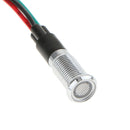 Power Supply LED Flat Indicator 2-colors Light Lamp w/Wire Lead