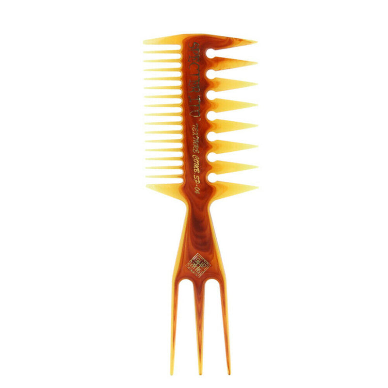 Oil Head Comb Three-sided Fish Insert Combs Bottom Fork Comb Plate Brush