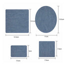 20pcs 5 Color DIY Iron on Denim Fabric Patches for Clothing Jeans Repair Kit
