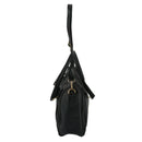 Women's Shoulder Bag in imitation leather Satchel Cross Body Tote Bag (Blac