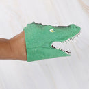 Soft vinyl TPR crocodile hand puppet animal head hand puppets kids Toys gift MO